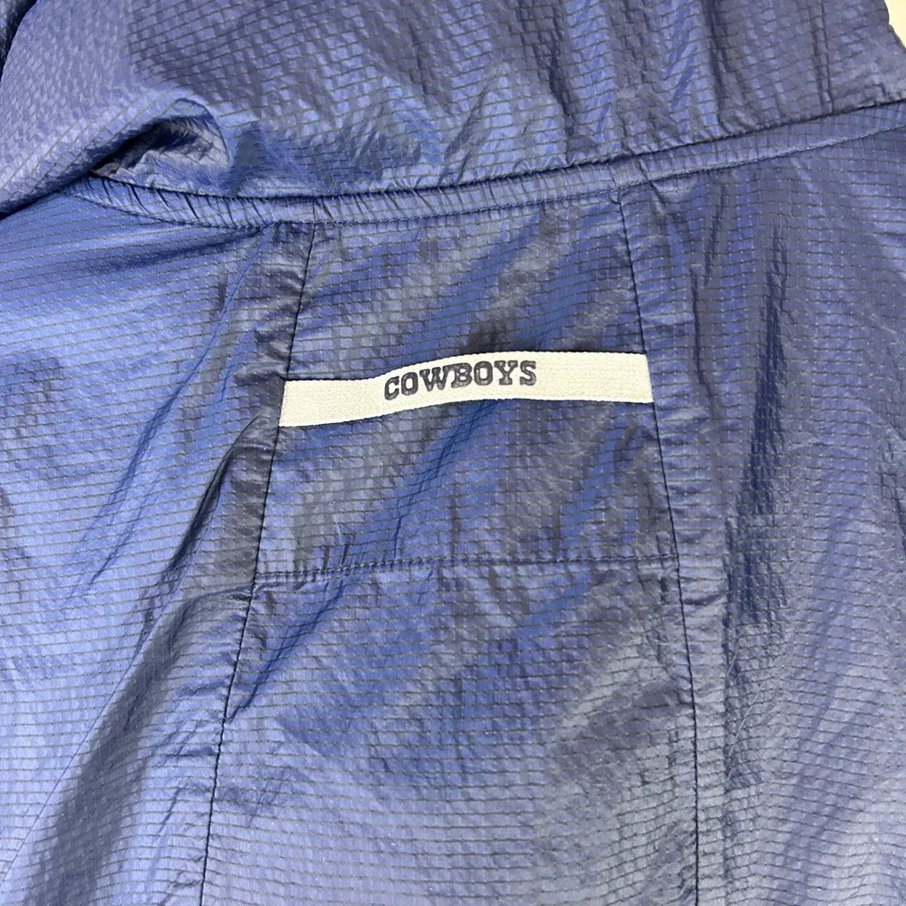 Nike Dallas Cowboys Windbreaker‎ Mens M Navy Blue NFL Onfield 906433-419